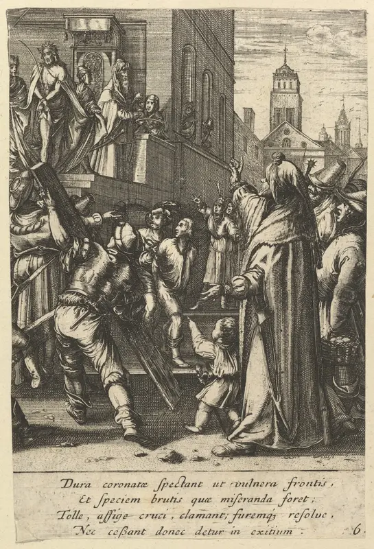 Ecce Homo, from "The Passion of Christ" Wall Art by Nicolas Cochin - High-Resolution Digital Print