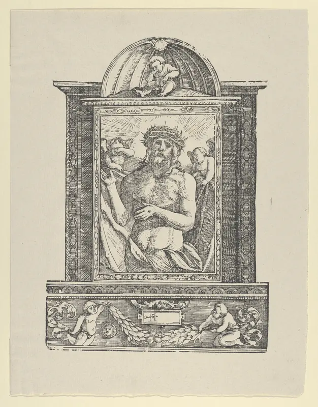 Ecce Homo / Man of Sorrows Wall Art by Hans Schäufelein - High-Resolution Digital Print