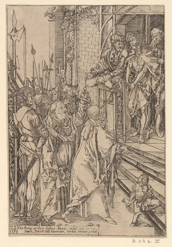 Ecce Homo (reverse copy) Wall Art by Albrecht Dürer - High-Resolution Digital Print
