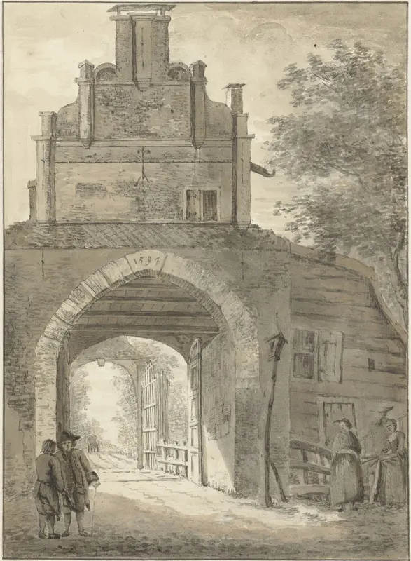 Edammerpoort te Purmerend Wall Art by Unknown - High-Resolution Digital Print