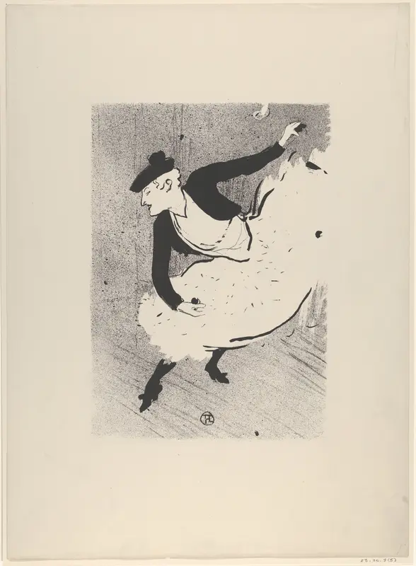 Edmée Lescot (from Le Café Concert) Wall Art by Henri de Toulouse-Lautrec - High-Resolution Digital Print