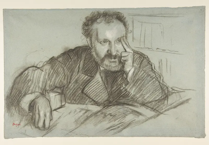Edmond Duranty Wall Art by Edgar Degas - High-Resolution Digital Print