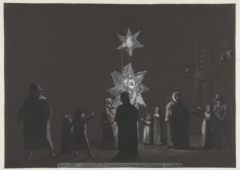 Een heerlijke mis (dagboek, 4 januari 1808) Wall Art by Christiaan Andriessen - High-Resolution Digital Print