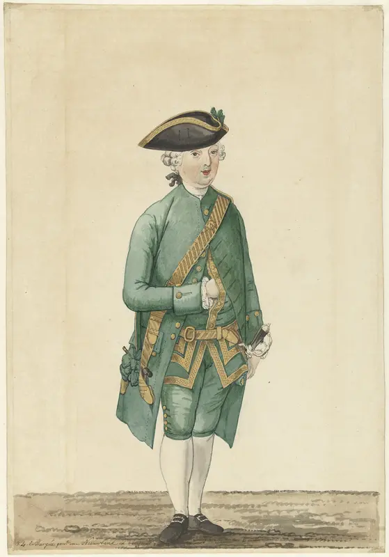 Een jager Wall Art by Isaac Lodewijk la Fargue van Nieuwland - High-Resolution Digital Print