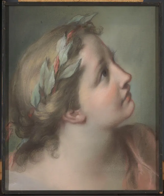 Een muze Wall Art by Unknown - High-Resolution Digital Print