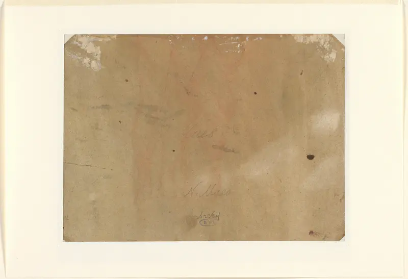 Een schets van twee benen Wall Art by Leonaert Bramer - High-Resolution Digital Print