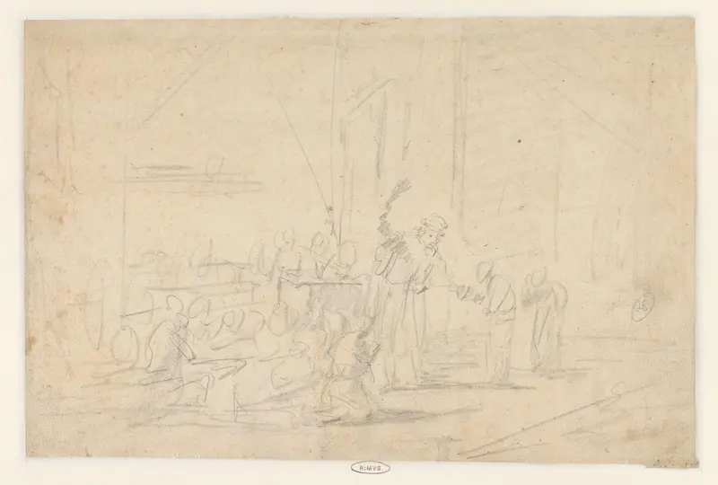 Een schoolmeester voor zijn klas Wall Art by David Teniers (II) - High-Resolution Digital Print