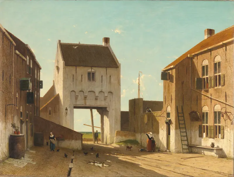 Een stadspoort in Leerdam