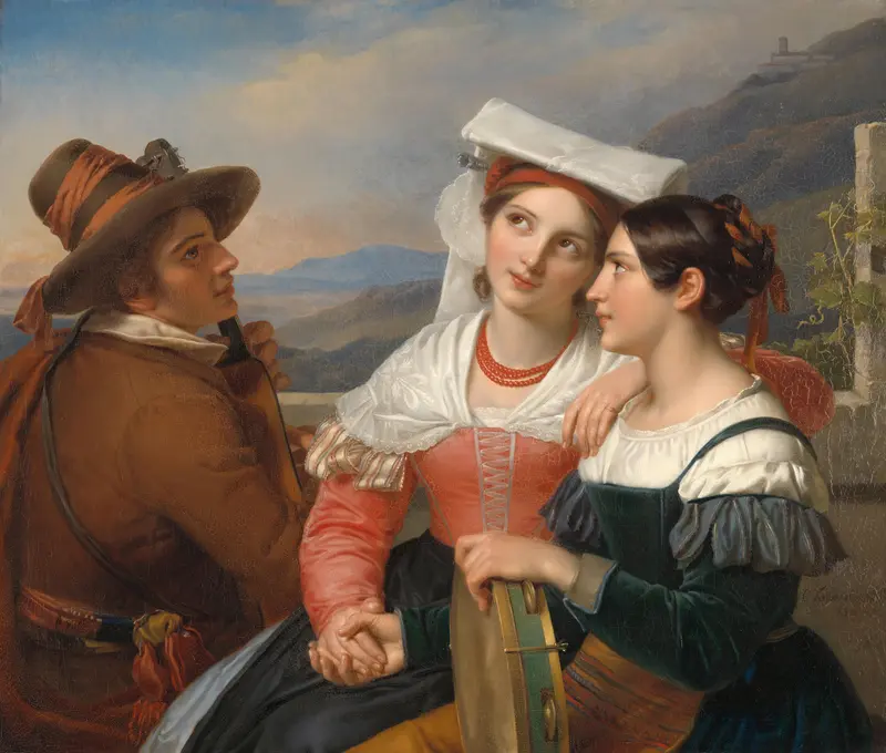 Een van zin Wall Art by Cornelis Kruseman - High-Resolution Digital Print