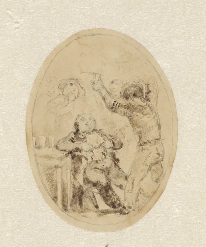 Een vrolijke braspartij Wall Art by Herman Frederik Carel ten Kate - High-Resolution Digital Print