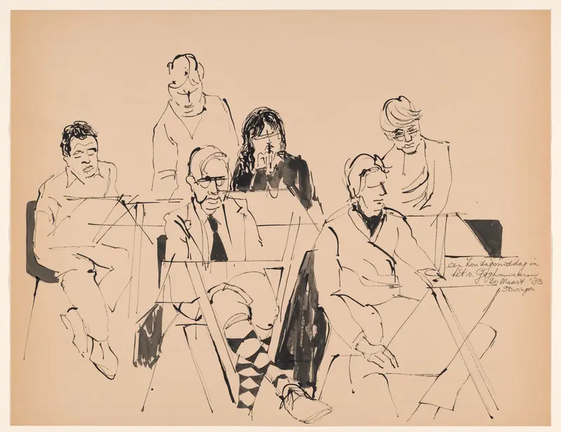 Een zondagmiddag in het v. Goghmuseum Wall Art by Unknown - High-Resolution Digital Print