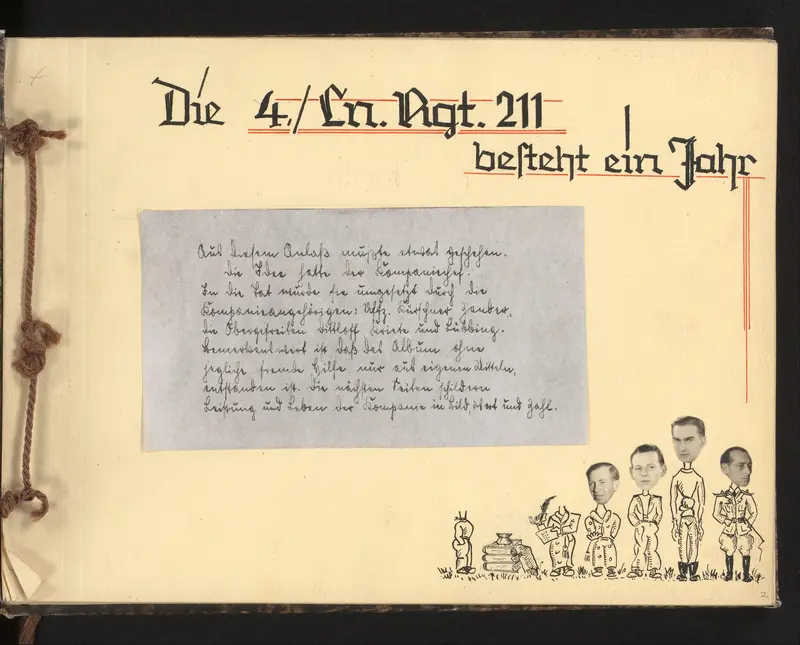 Eenjarig bestaan van het Luftnachrichten-Regiment 211, 1942-1943 Wall Art by anonymous - High-Resolution Digital Print