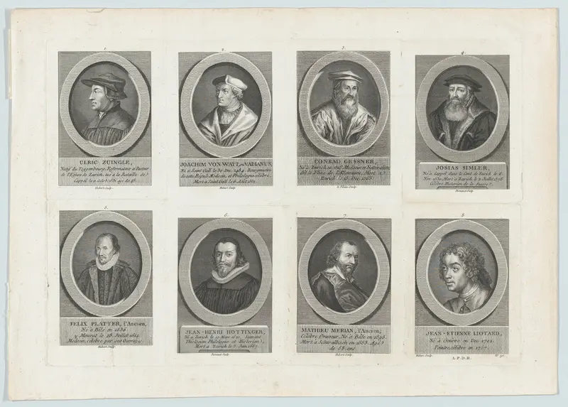 Eight Portraits Wall Art by Hubert - High-Resolution Digital Print
