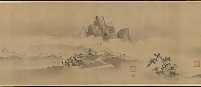 Eight Views of the Xiao and Xiang Rivers Wall Art by Kano Tsunenobu - High-Resolution Digital Print