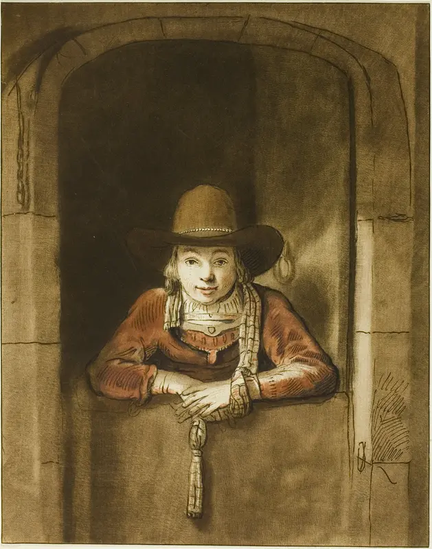 Ein Jungling (Titus) Wall Art by Jacob Cornelis Ploos van Amstel - High-Resolution Digital Print