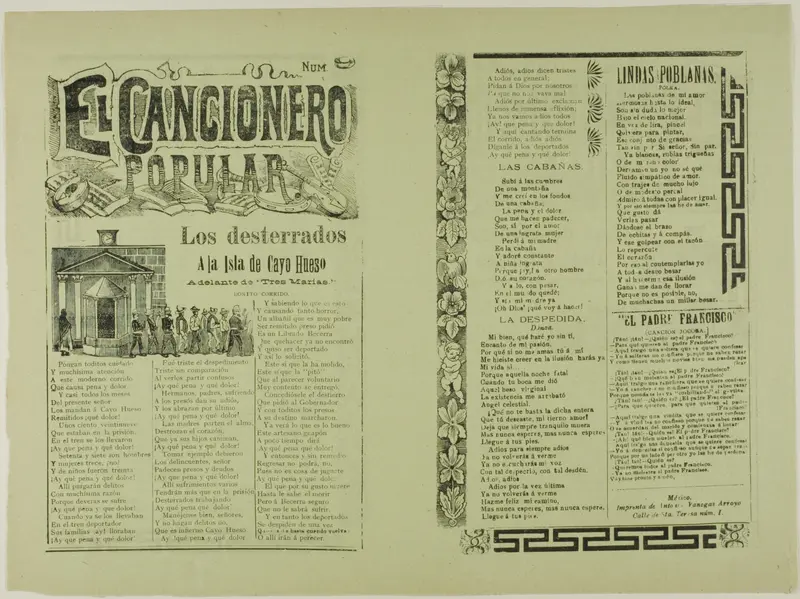 El cancionero popular, num. 9 (The Popular Songbook, No. 9) Wall Art by José Guadalupe Posada - High-Resolution Digital Print
