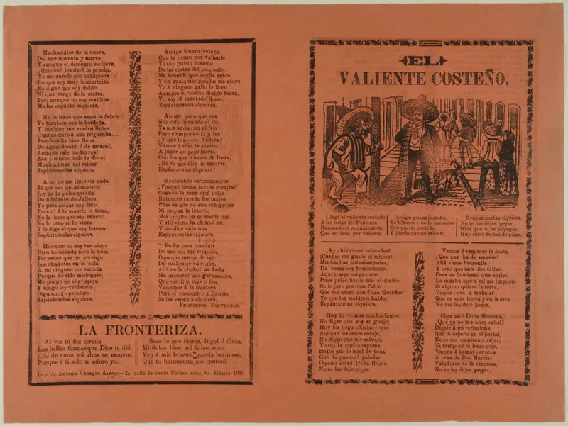 El valiente costeño (The Brave Man from the Coast) Wall Art by José Guadalupe Posada - High-Resolution Digital Print
