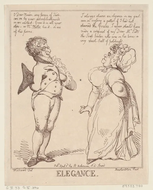 Elegance Wall Art by Thomas Rowlandson - High-Resolution Digital Print