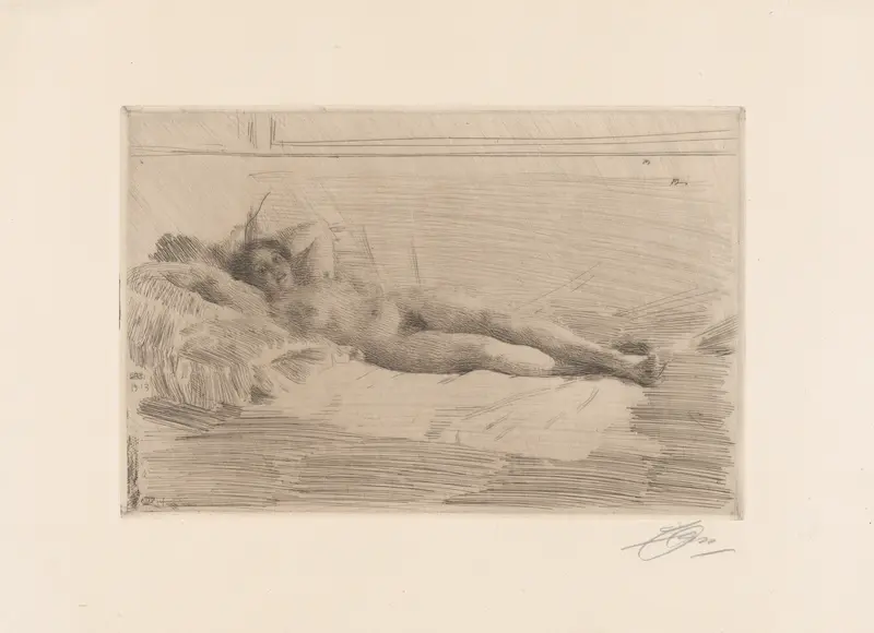 Elin Wall Art by Anders Zorn - High-Resolution Digital Print