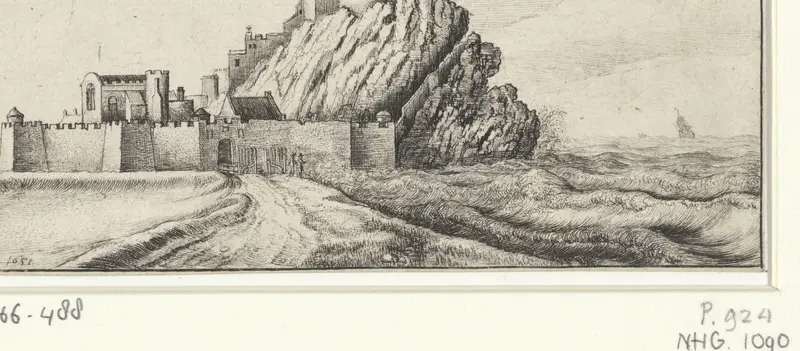Elizabeth Castle op Jersey Wall Art by Unknown - High-Resolution Digital Print