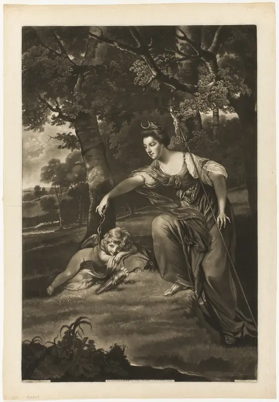 Elizabeth, Duchess of Manchester and Her Son Wall Art by James Watson - High-Resolution Digital Print
