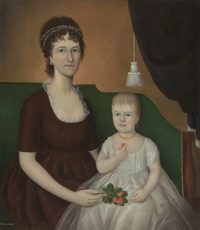Elizabeth Grant Bankson Beatty (Mrs. James Beatty) and Her Daughter Susan
