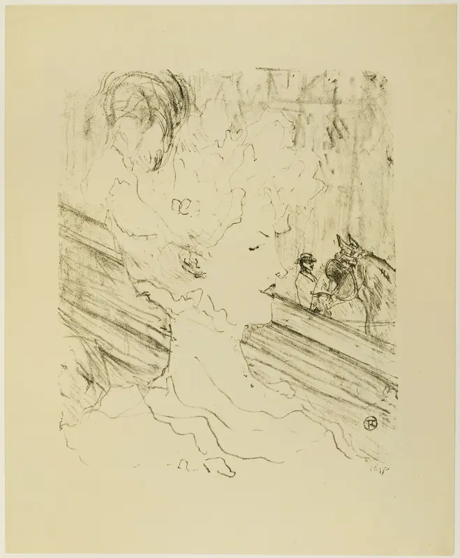 Emilienne d'Alençon, from Treize Lithographies