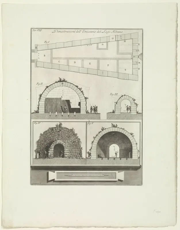 Emissarium van het Meer van Albano Wall Art by Unknown - High-Resolution Digital Print
