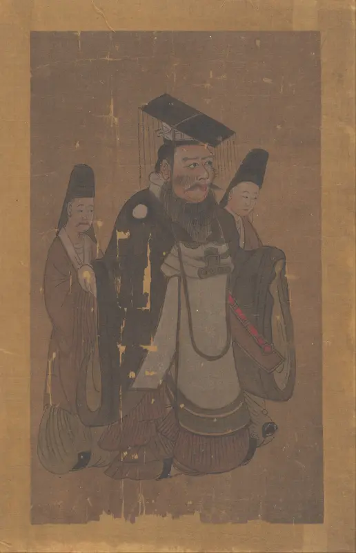 Emperor and Two Attendants