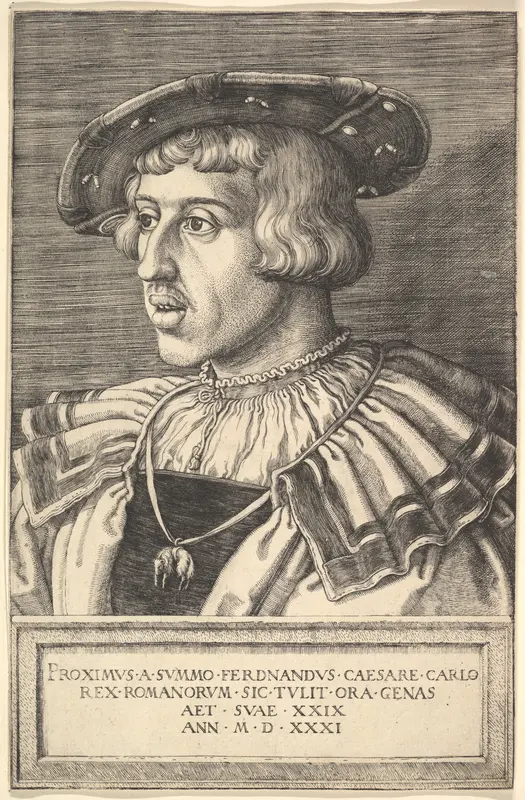 Emperor Ferdinand I Wall Art by Barthel Beham - High-Resolution Digital Print