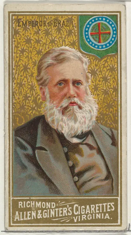 Emperor of Brazil, from World's Sovereigns series (N34) for Allen & Ginter Cigarettes Wall Art by Allen & Ginter - High-Resolution Digital Print