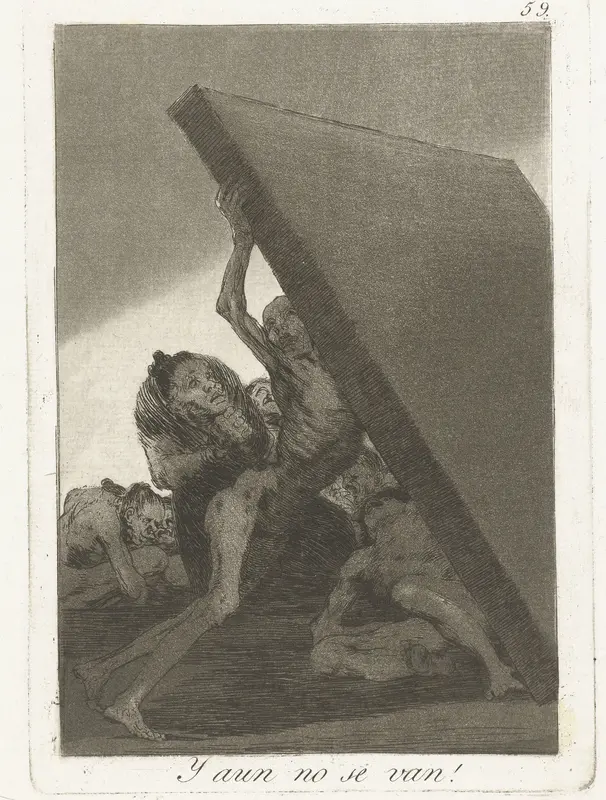 En nog gaan zij niet! Wall Art by Francisco de Goya - High-Resolution Digital Print