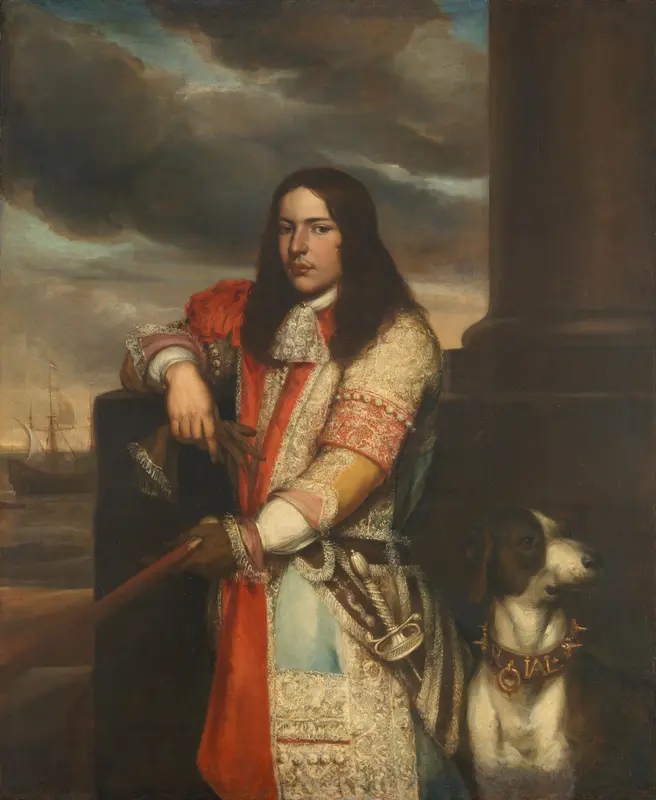 Engel de Ruyter (1649-83), Vice Admiral, Son of Michiel Adriaensz de Ruyter Wall Art by Jan Andrea Lievens - High-Resolution Digital Print
