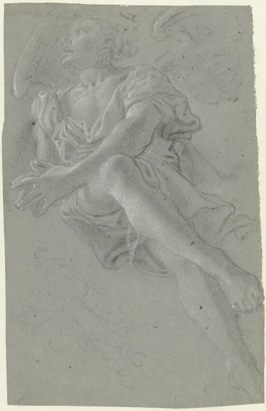 Engel op wolken Wall Art by Unknown - High-Resolution Digital Print