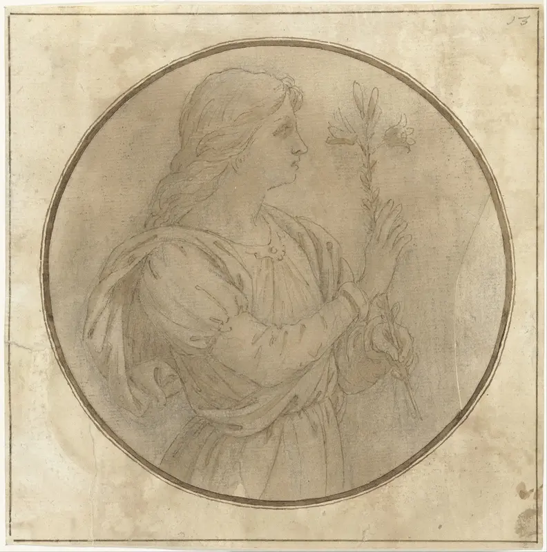Engel van de Annunciatie Wall Art by Unknown - High-Resolution Digital Print