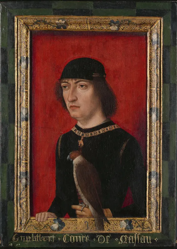 Engelbert II van Nassau Master of the Portraits of Princes Wall Art by Unknown - High-Resolution Digital Print