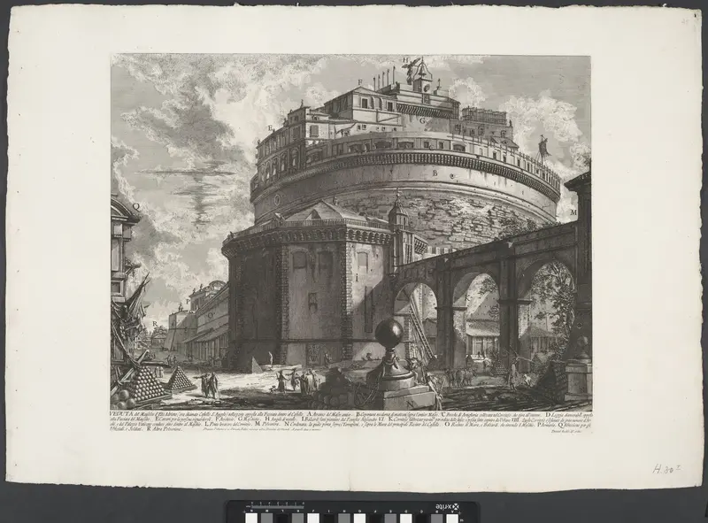 Engelenburcht te Rome Wall Art by Unknown - High-Resolution Digital Print