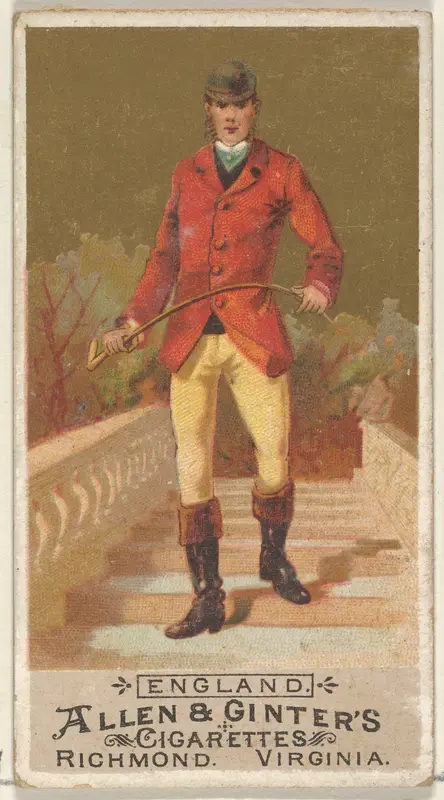 England, from the Natives in Costume series (N16) for Allen & Ginter Cigarettes Brands Wall Art by Allen & Ginter - High-Resolution Digital Print