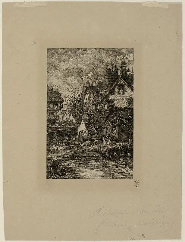 Entering a Village, from Revue Fantaisiste