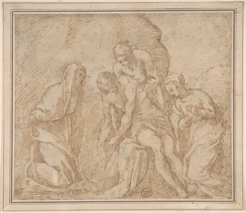 Entombment Wall Art by Anonymous, Italian, 16th century - High-Resolution Digital Print