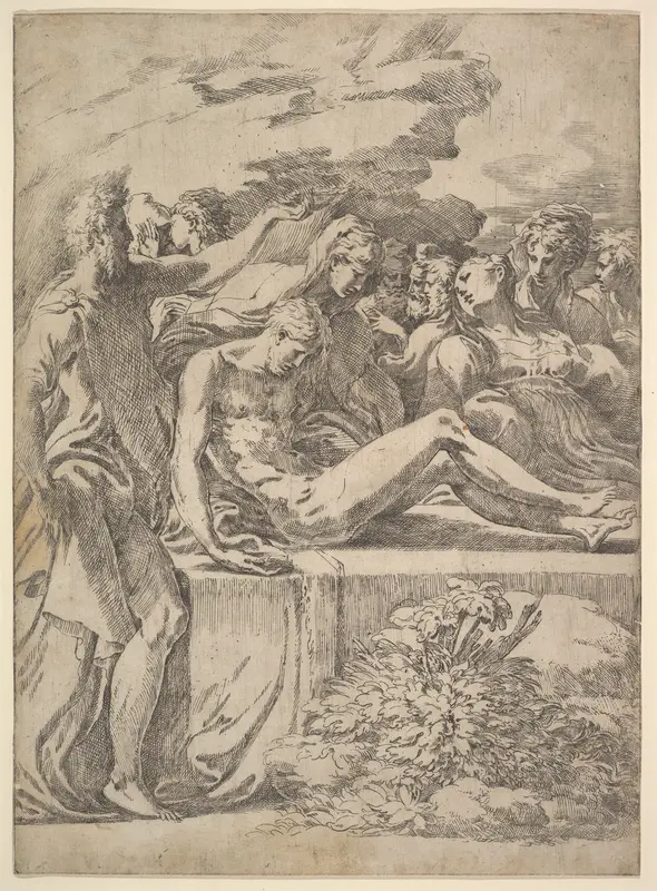 Entombment Wall Art by Parmigianino (Girolamo Francesco Maria Mazzola) - High-Resolution Digital Print