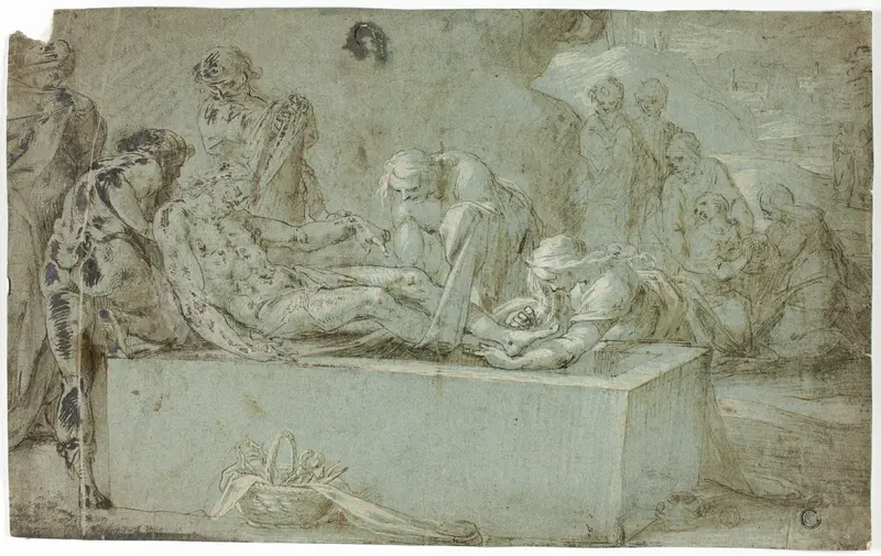 Entombment Wall Art by Bartholomaeus Spranger - High-Resolution Digital Print