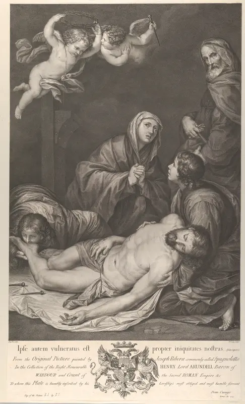 Entombment of Christ Wall Art by Domenico Cunego - High-Resolution Digital Print
