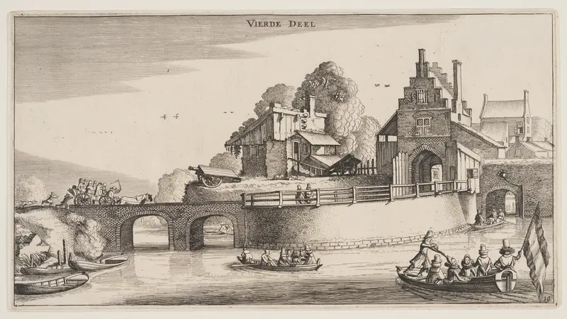 Entrance of a Town, from Landscapes (Playsante Lantschappen)
