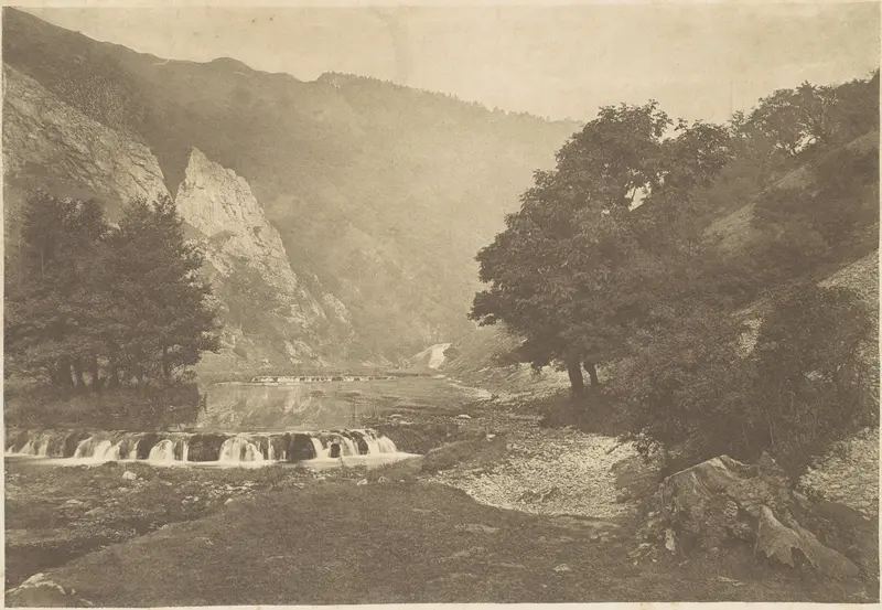 Entrance to Dove Dale, Derbyshire Wall Art by George Bankart - High-Resolution Digital Print