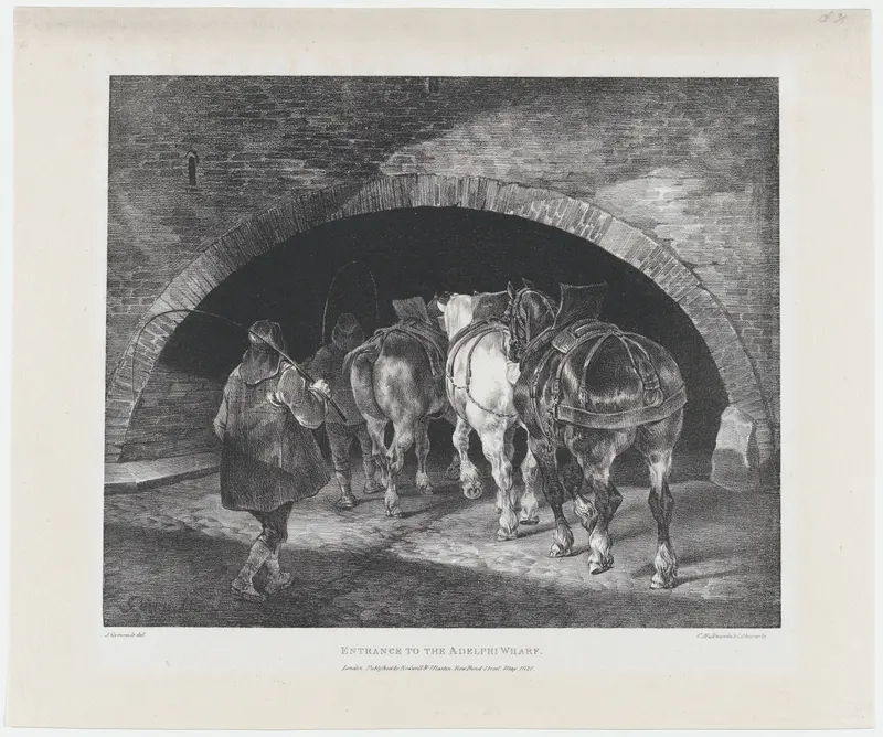 Entrance to the Adelphi Wharf
