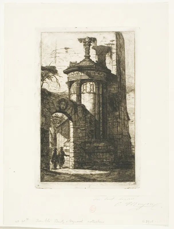 Entrance to the French Capuchin Monastery in Athens