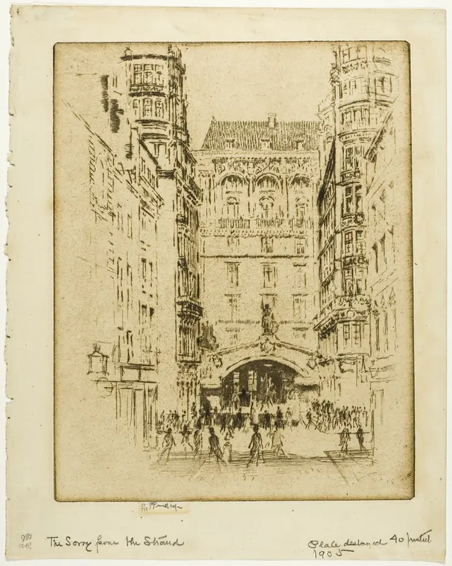 Entrance to the Savoy Hotel