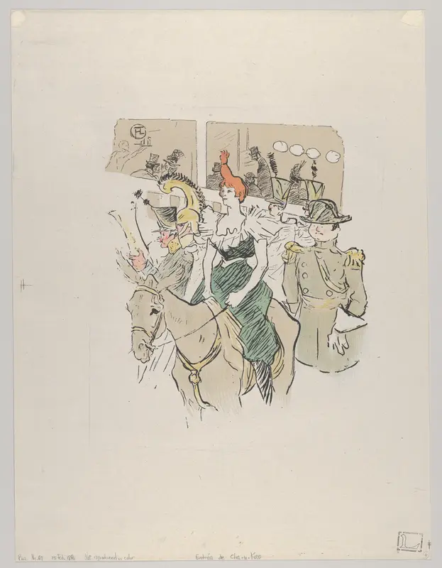 Entrée de Cha-u-Kao, from Le Rire, No. 67, 15 February 1896