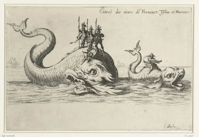 Entree van de heren van Vroncourt, van Tyllon en van Marimont Wall Art by Sébastien Philippe - High-Resolution Digital Print